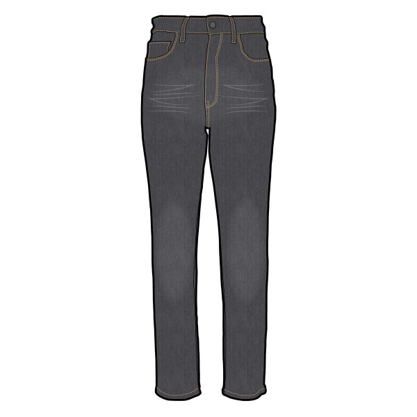 Spada Spada drifter ladies jeans washed black size 8